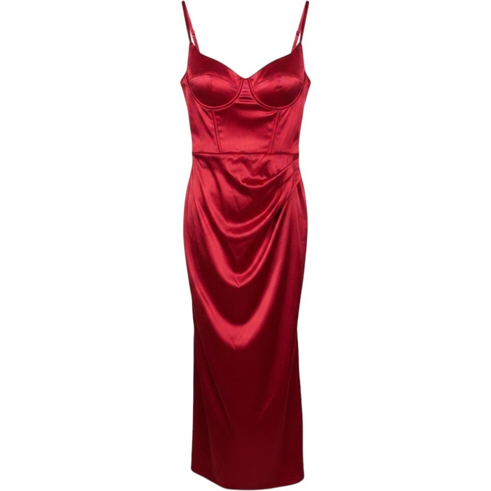 Ryanth Cami Dress Maroon Red Formal Party Cocktail Evening Gown Sz 12 / #9018